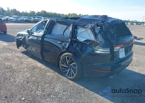 2025 Lincoln Aviator Black Label из США, поврежденный, VIN 5LM5J9XC9SGL25630